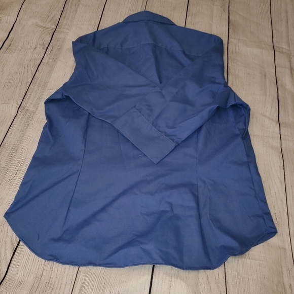 Edwards Blue Collared Button Down - Picture 9 of 10